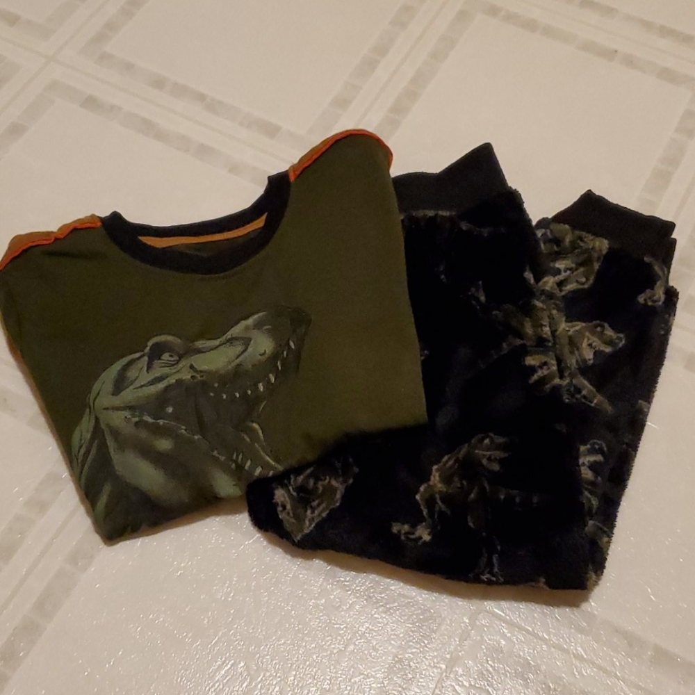 Boys dinosaur pajamas 4/5